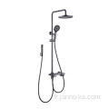 Faupe de douche de salle de bain familiale en acier inoxydable gris gris